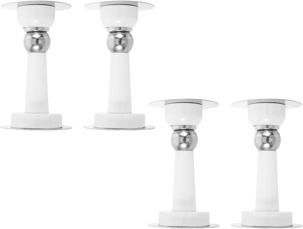 Magnetische Deurhouders - Deurvanger Camper - Veilig Deuren Sluiten - Roestbestendig Materiaal - 9.4 x 5.5 x 5.5 cm - Wit