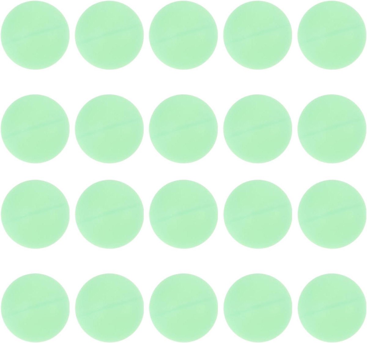 Lichtgevende Tafeltennisballen - Pingpongballen Glow - Nachtelijk Spel - Hoge Veerkracht - 20 stuks - Wit