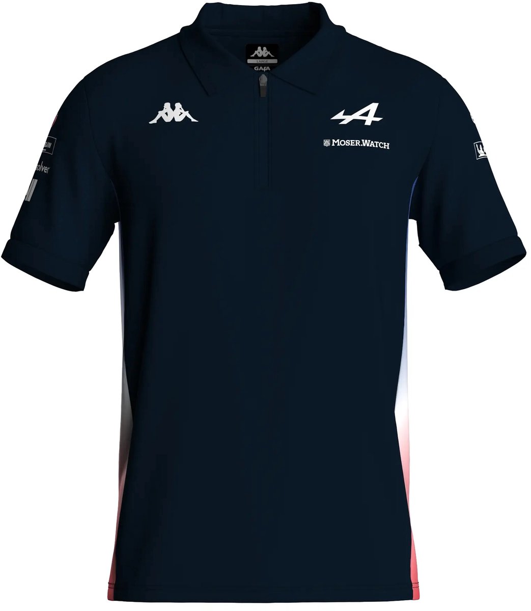 Polo Alpine F1 Andrenv Blauw