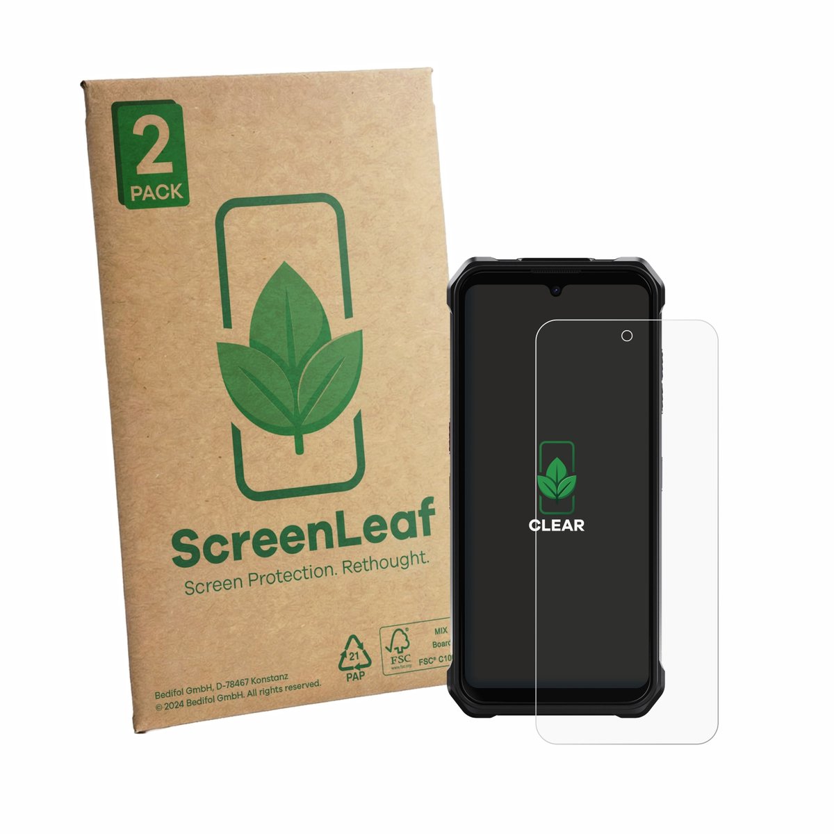 2 Stuks Screenprotector voor Fossibot F110L - Hoogwaardige Beschermfolie transparant