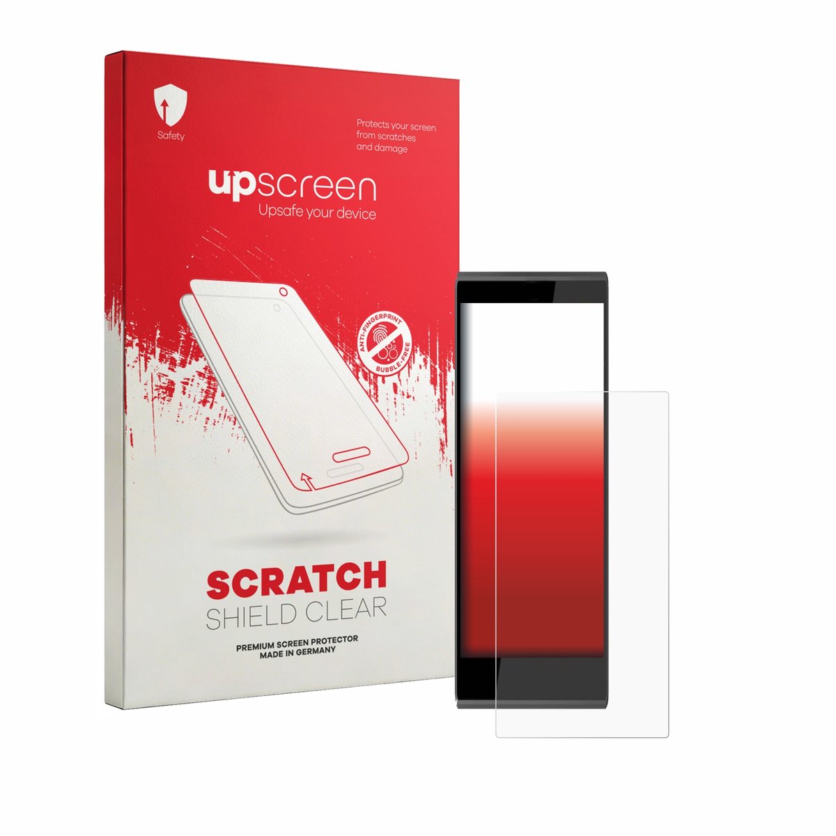 upscreen - Screenprotector voor Thunderbook Hercules W156 - Folie Beschermfolie transparant