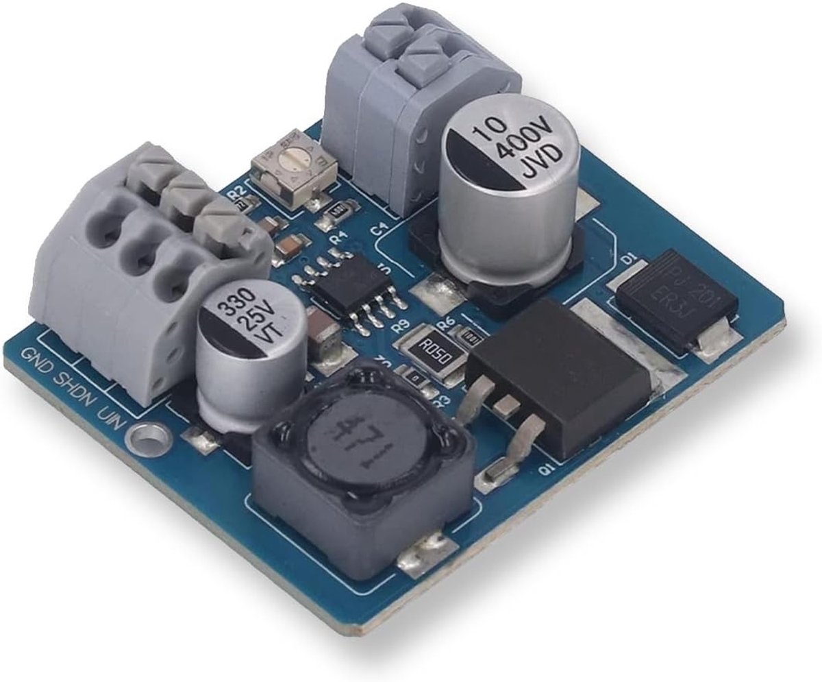 Boost Converter voor Hoge Spanning, Nauwkeurige Output 85-235VDC, 12V naar 24V DC Ingang, Compact Ontwerp voor Digitale Buizen en VFD-toepassingen