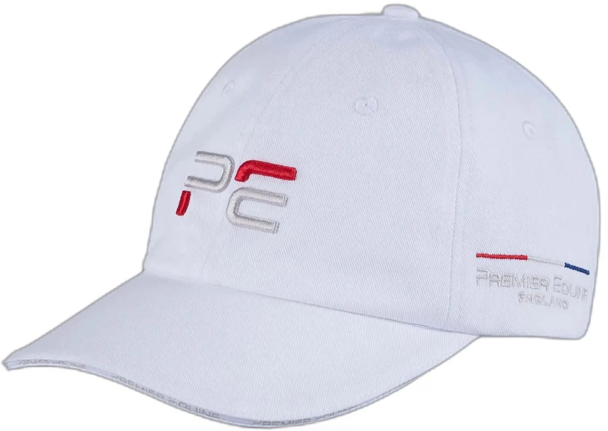Premier Equine Baseballpet Wit