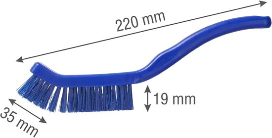 Voegenborstel Set van 4 - Veelkleurig - 220 x 15 x 19 mm - Hittebestendige Borstels voor Tegels en Hoeken - Voor Badkamer en Keuken — afbeelding 4