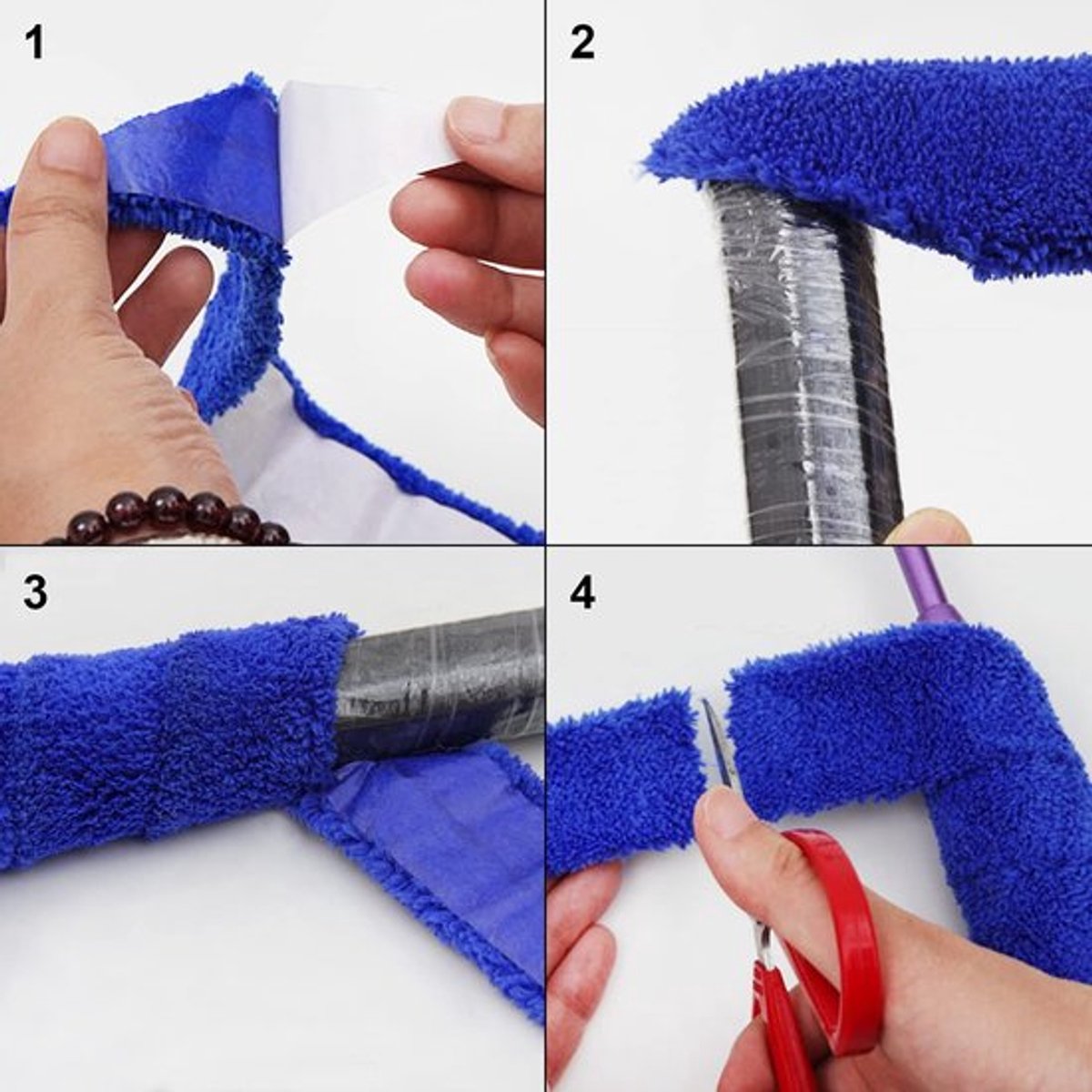 Gripband 10 Meter - Absorberend - Antislip - Overgrip - Handdoekracket - Geschikt voor Tennis/Badminton/Squash