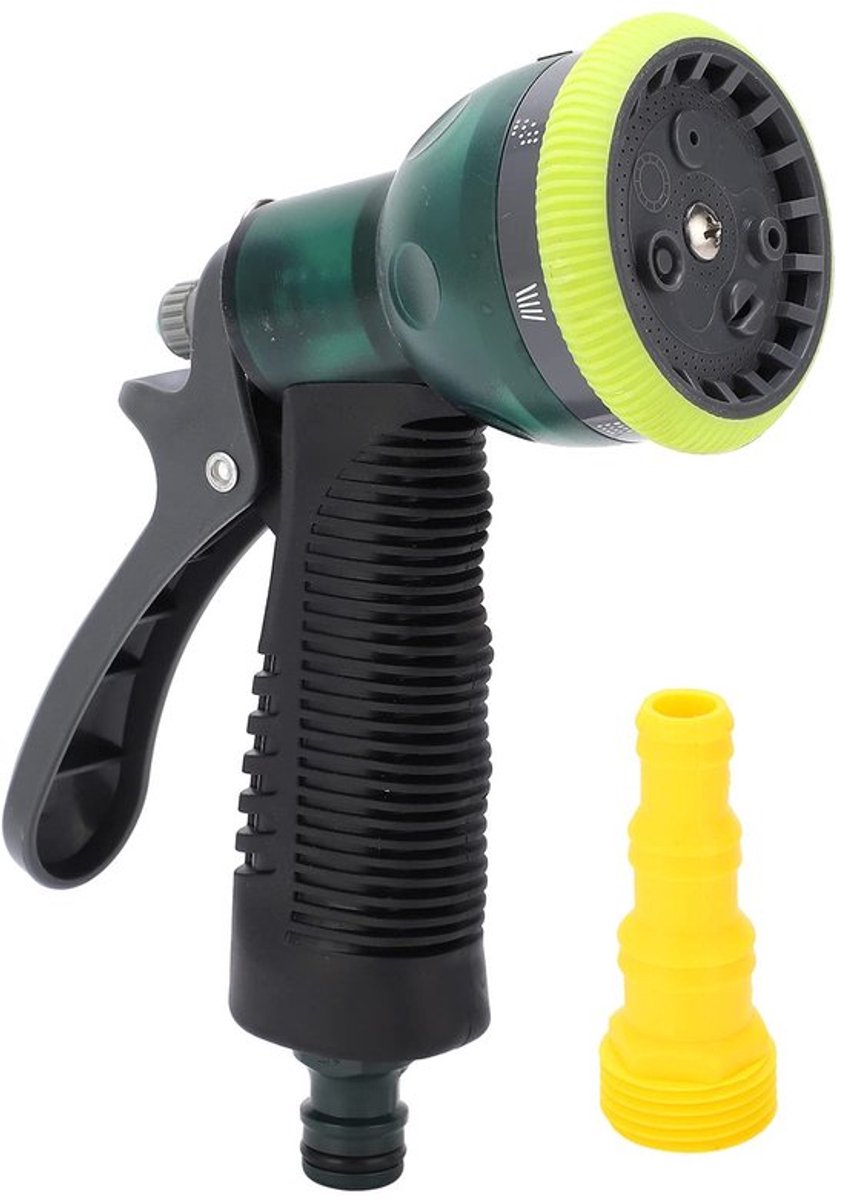 Tuinslangmondstuk ABS - 4 Verstelbare Waterpatronen - Tuinspuit Pistool - Auto Wassen - Schoonmaken - Schokbestendig Materiaal