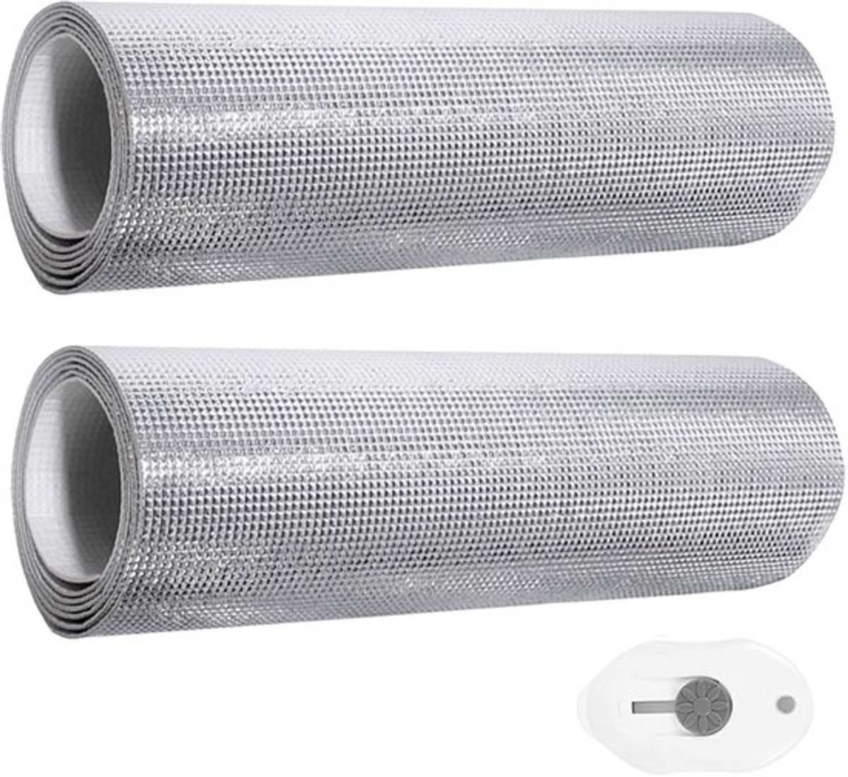 Hittebeschermingsplaat 2 Stuks - Zelfklevend - Aluminium - 30 x 100 cm - 1 mm Dik - Effectieve Hittebescherming - Hitteschild