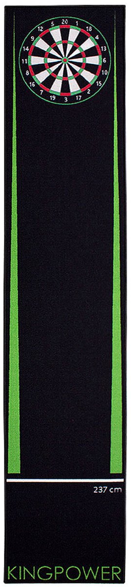 Kingpower Dart Mat Dart Tapijt Toernooimat Afvoerlijn Vloerbescherming Accessoires Darts Dartbord Dartbord 2 maten 237cm en 290cm verschillende designs