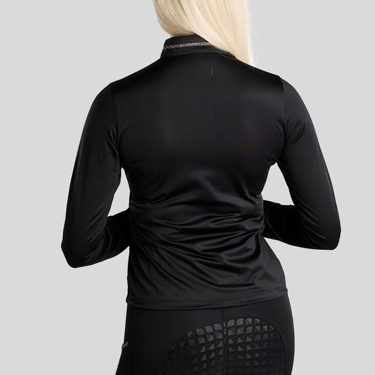 Montar Shirt Veronica half Zip thermo AW26 Black - XS | goud | Winterkleding ruiter