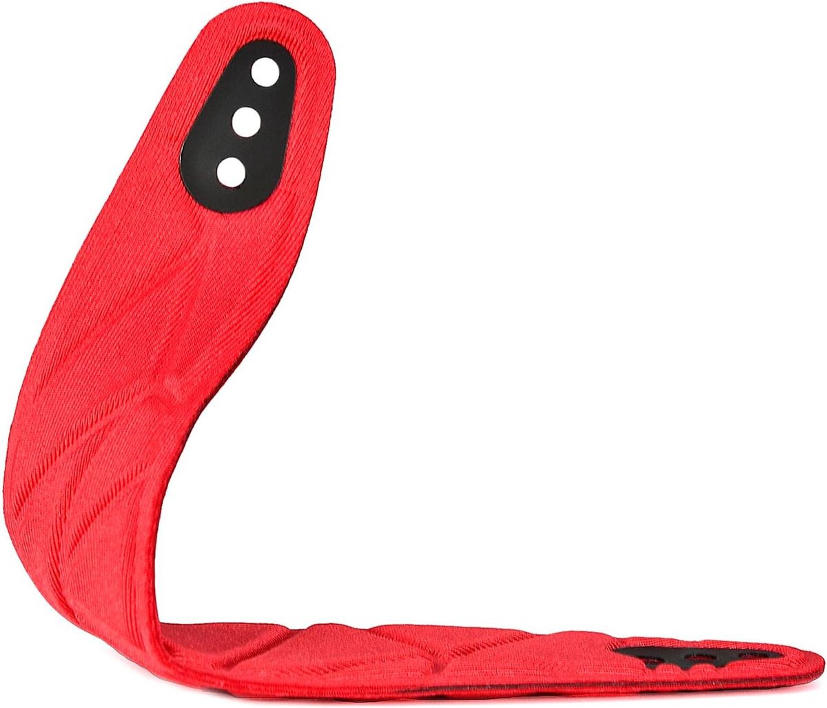 Hoofdband Kussen - Hoofdtelefoon Pad - Comfortabel Luisteren - Zachte Stoffen Doek - 10 x 8 x 2 cm - Rood