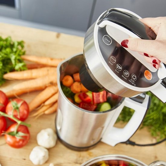 NIVA® Soepmaker - Blender - Soepmaker Blender - Zilver - 18cm x 21cm x 34cm van Niva — afbeelding 5