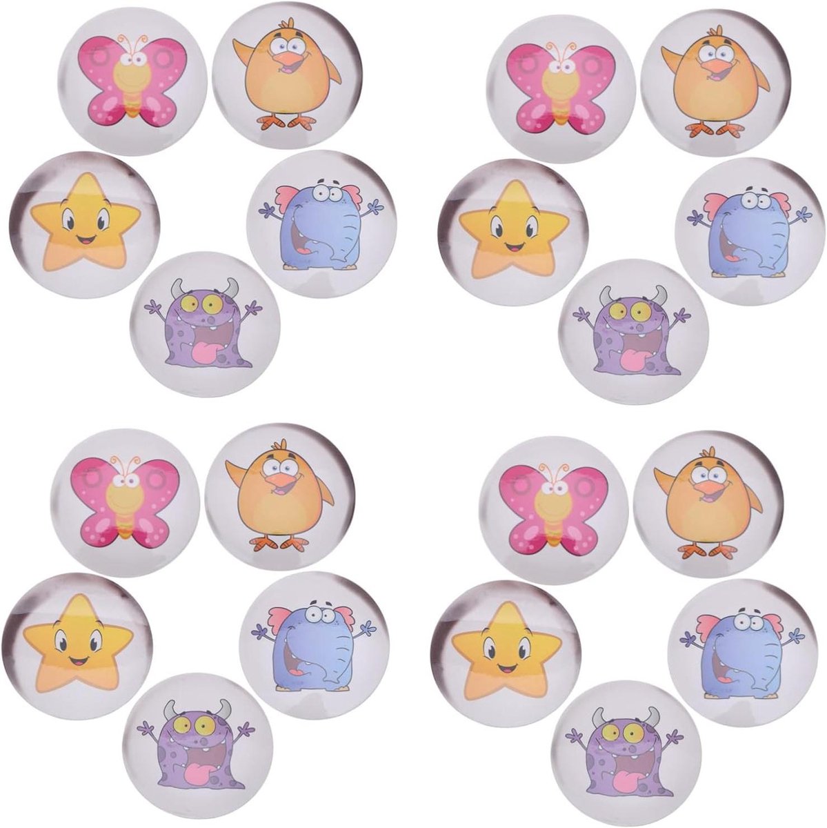Potty Training Stickers - Zindelijkheid Stickers - Kinderen Leren - Kleurveranderend - 7 x 7 cm - Multicolor