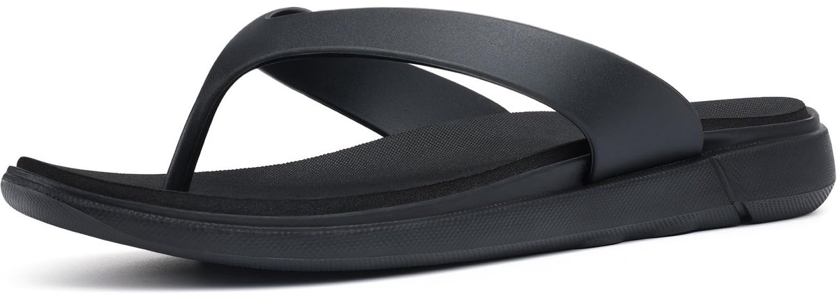 Homaxy - Ergonomische Teenslippers - Dames Slippers - Anatomic Dames Slippers- 39 - Zwart