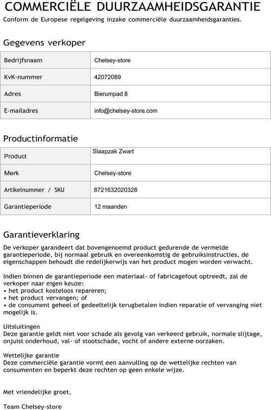 Chelsey-store - Slaapzak - Winter slaapzak- 4 seizoenen slaapzak- Zwart - 200 x 75 — afbeelding 5