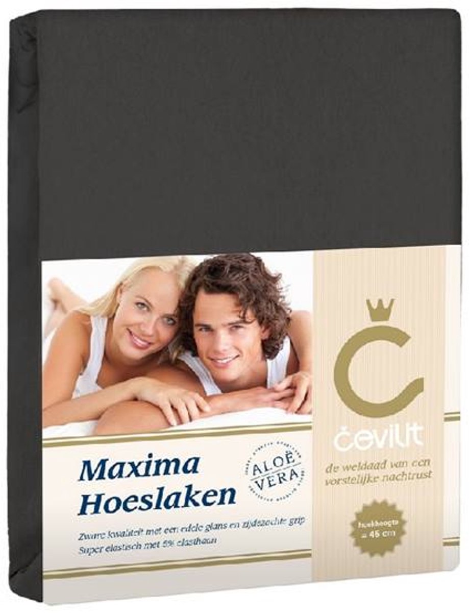 Cevilit Jersey met Elastan - Maxima HL - Antraciet - 140x200 cm