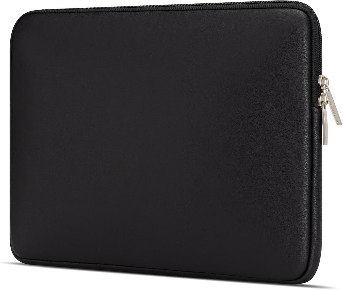 Dunne en Beschermende Laptop Sleeve voor 16 Inch MacBook Pro - Waterdicht Leer, Padded en Slank Ontwerp, Zwart