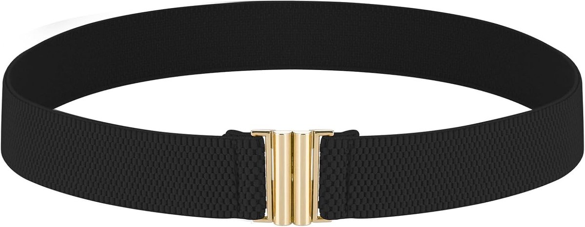 Eenvoudige Elastische Tailleband voor Dames, Verstelbare Vintage Riem, Stretchband voor Jurken en Casual Outfits