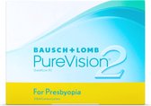 -7.50 - PureVision®2 For Presbyopia - Hoog - 3 pack - Maandlenzen - BC 8.60 - Multifocale contactlenzen