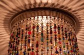Hanglamp glaskralen multi colour