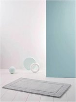Badmat Hotels Single Frame 750g P.m2 Wit - 3 Stuks - 50x70cm - Leverbaar in: 50x70