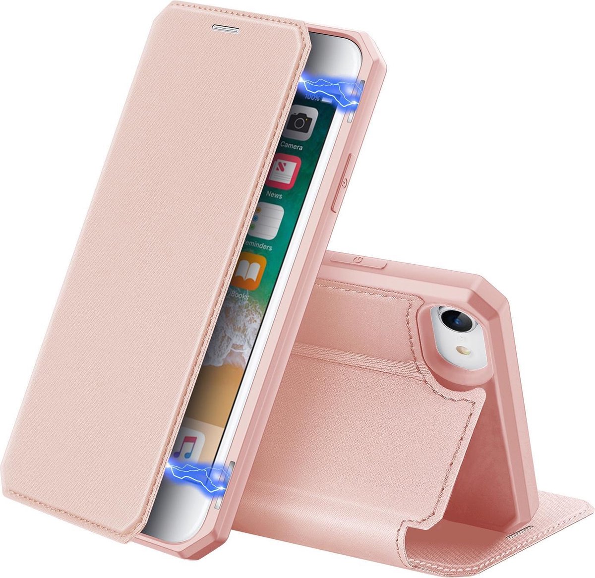 iPhone SE 2020 hoes - Dux Ducis Skin X Case - Roze