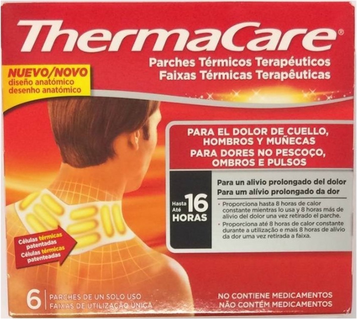 Thermacare Heatwraps Neck Wrist And Shoulder 6 Units