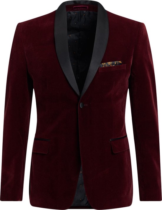 WE Fashion Heren slim fit blazer van velvet | bol.com