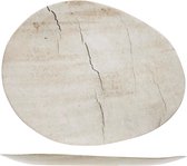 Lithos Oval Plate 27x21.2xh1.6cm