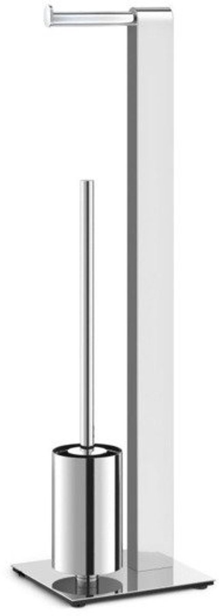 Zack Atore toiletbutler 18x72.6x20cm RVS Chroom Glans