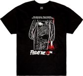 Friday The 13th Bloody Poster T-Shirt XL