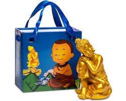 Ngalso Boeddha in geschenktasje - 5.3 - Polyresin -