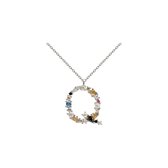 PD Paola Dames ketting 925 sterling zilver labradoriet One Size Q 32012149