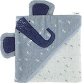 Trixie Plaids Hooded towel , 75x75cm - Mrs. Elephant Blauw