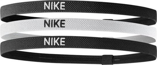 Nike Elastic Hairbands 3pack - Zwart/Wit | bol.com