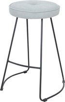 Sortio Home - Barkruk Bristol - Licht grijs - Kunstleer