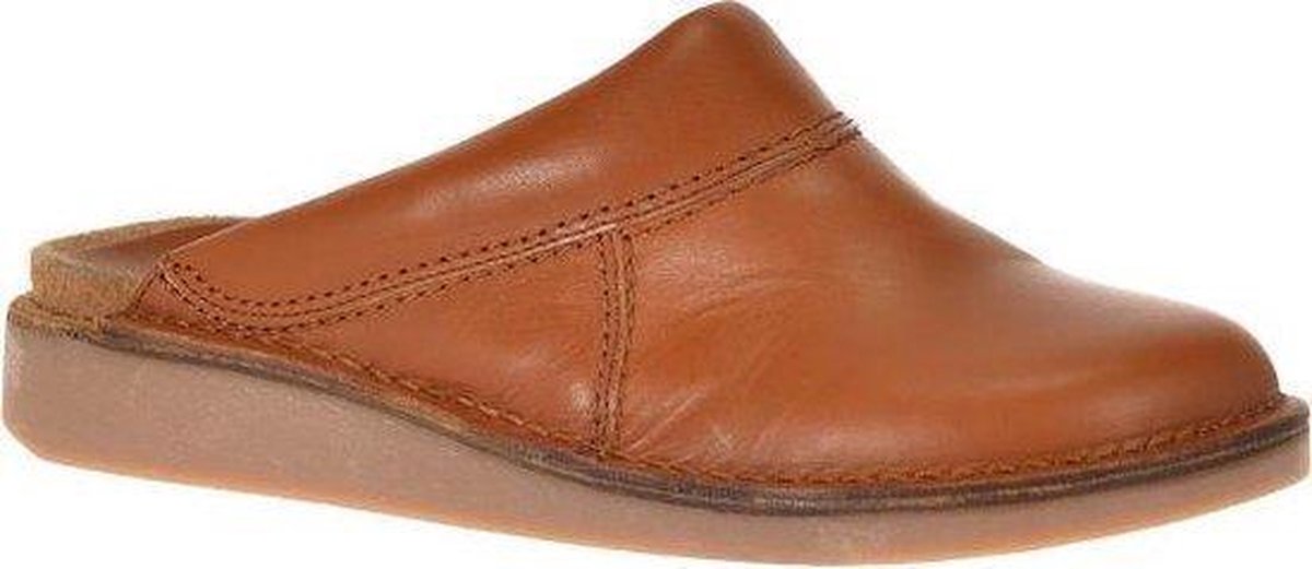 Leren pantoffel muil Toprock 6000c cognac 47