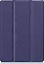 Shop4 - iPad 10.2 (2020) Hoes - Smart Book Case met Pencilhouder Blauw