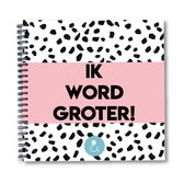 Invulboek - fotoboek - scrapbook  -Opgroeiboek voor meisjes - 4 tot 12 jaar - roze - Studio Ins & Outs