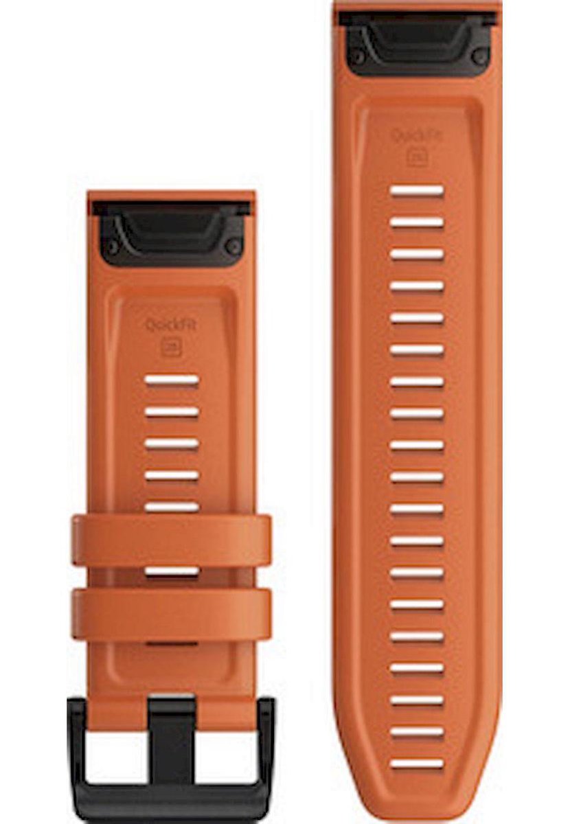 Garmin bandje geschikt voor Garmin Fenix 6x/6x Pro/5X - Siliconen - Orange