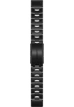 Garmin Quick Release Titanium Horlogebandje - 22mm Polsbandje - Wearablebandje - Carbon Grey DLC