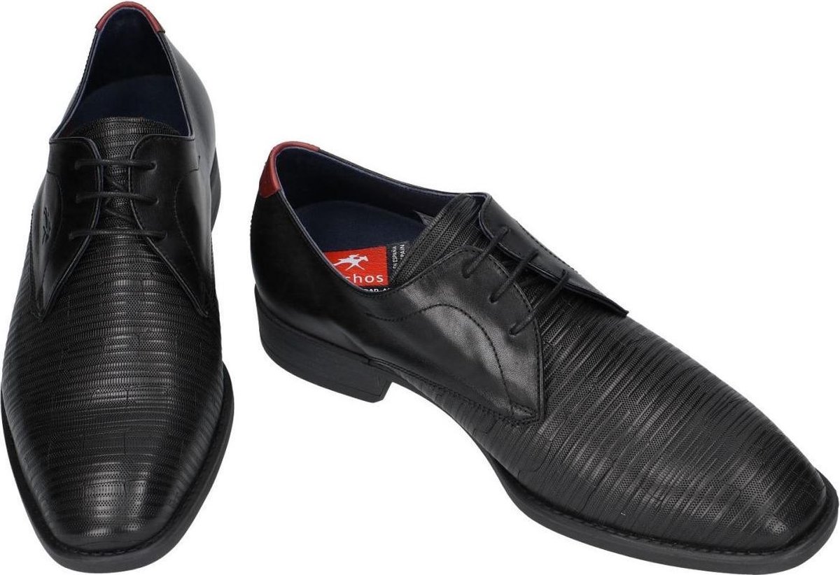 Fluchos -Heren - zwart - geklede lage schoenen - maat 44 | bol.com