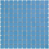0,90m² - Mozaiek Tegels - Barcelona Vierkant Blauw 2,3x2,3