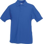 Fruit Of The Loom Kinder / Kinderen Unisex 65/35 Pique Polo Shirt (2 stuks) (Royaal Blauw)