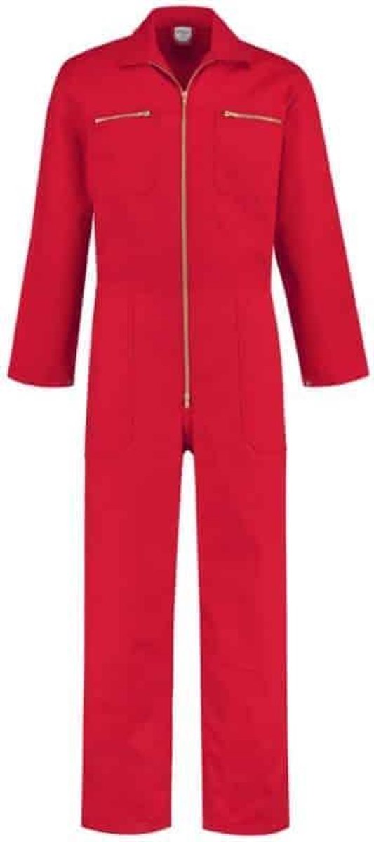 Top Rock Overall Rally OVR100-004 100% katoen  Rood - rood - 46