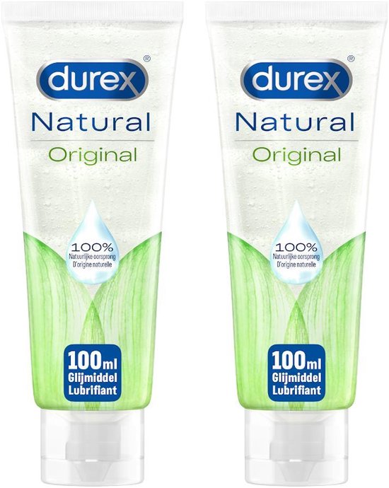 Durex Natural Gel Lubrifiant naturel 2 x 100 ml