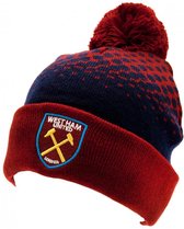 West Ham Fade Design Bobble Hat