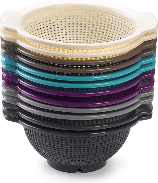 Kunststof keuken vergiet rood 27 x 24 x 10 cm - Plastic vergieten ...