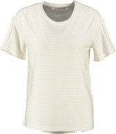 Aaiko ecru t-shirt met goud glitterdraad - Maat XS