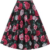 Hell Bunny Ruby 50's Swing Rok Zwart