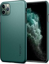 Spigen Thin Fit Classic Apple iPhone 11 Pro Max Hoesje - Groen